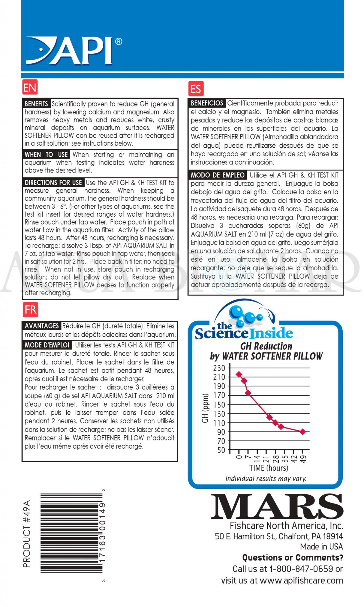 WATER SOFTENER PILLOW (FILTRO ABLANDADOR) API Acua Biomar